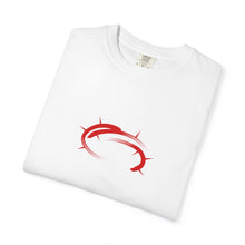 Load image into Gallery viewer, Minimal Red Thorn Circle Graphic T-Shirt