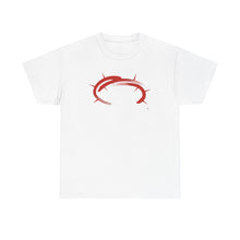 Load image into Gallery viewer, Thorned Halo Graphic Tee — Red Minimalist Spiritual T-Shirt
