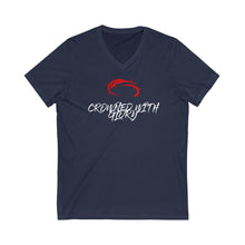 Load image into Gallery viewer, Women’s Unisex Jersey Short Sleeve V-Neck Tee
